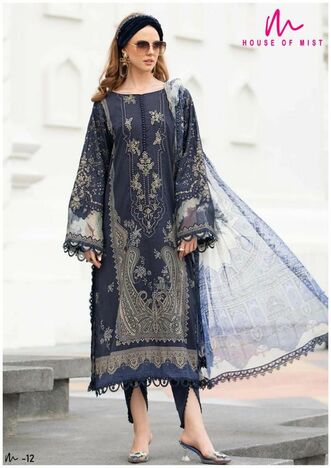 HOUSE OF MIST GHAZAL VOL 2 DESIGNER KARACHI SUITS NEW CATALOGUE