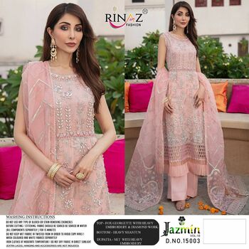 RINAZ FASHION JAZMIN VOL 18 PAKISTANI GEORGETTE SUITS LATEST COLLECTION