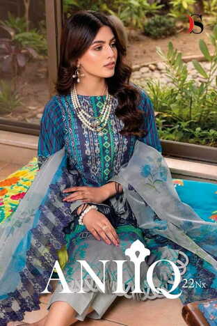 DEEPSY SUITS AINQ 22 NX PAKISTANI SUITS AT LATEST CATALOGUE