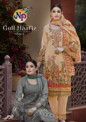 NAND GOPAL GULL HAAFIZ VOL 5 COTTON KARACHI SUITS AT BEST PRICE