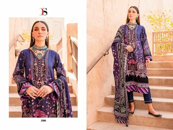 DEEPSY SUITS FIRDOUS URBANE 23 NX READYMDE COTTON EMBROIDERY PAKISTANI SUITS SURAT