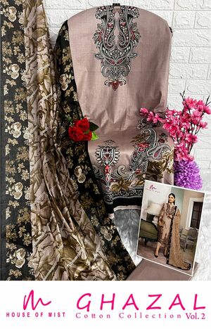 HOUSE OF MIST GHAZAL VOL 2 DESIGNER KARACHI SUITS NEW CATALOGUE