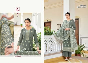 ALOK SUITS ELEGANT TOUCH DESIGNER LUCKNOWI SALWAR SUITS SURAT