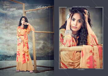 BELLIZA FLORALS COTTON DIGITAL PRINTED SUITS LATEST CATALOGUE