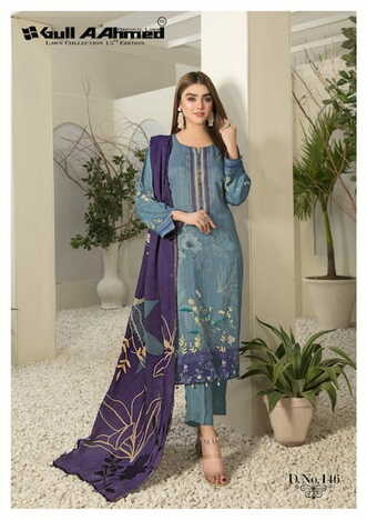 GULL AAHMED LAWN COLLECTION VOL 15 PAKISTANI SALWAR SUITS WHOLESALE