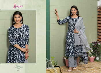 PSYNA COTTON CANDY VOL 2 COTTON PRINTED READYMADE SALWAR SUITS AT SURAT