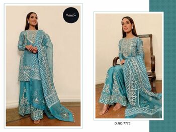 MEHBOOB TEX D.NO 7773 COLOUR PAKISTANI BRIDAL COLLECTION