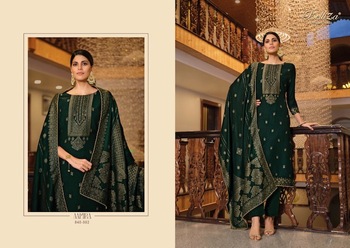 BELLIZA DESIGNER AAMIRA PASHMINA LATEST SALWAR SUIT SUPPLIER