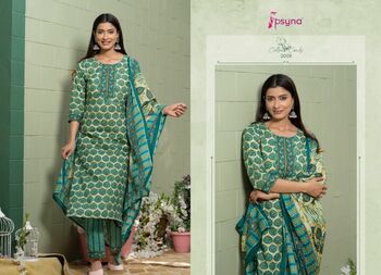 PSYNA COTTON CANDY VOL 2 COTTON PRINTED READYMADE SALWAR SUITS AT SURAT