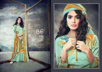 BELLIZA FLORALS COTTON DIGITAL PRINTED SUITS LATEST CATALOGUE