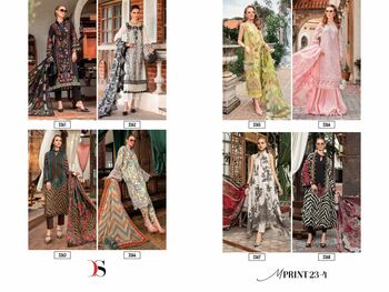 DEEPSY SUITS M PRINT 23 4 3361 TO 3368 SERIES COTTON PAKISTANI SUITS SURAT