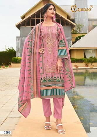 COSMOS NOOR EMBROIDERED VOL 2 PAKISTANI SUITS WHOLESALER