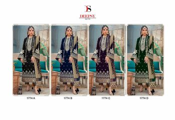 DEEPSY SUITS ANAYA VELVET SALWAR SUITS NEW CATALOGUE