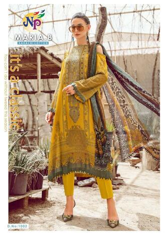 NAND GOPAL MARIA B KARACHI COTTON PRINTED SUITS CATALOGUE