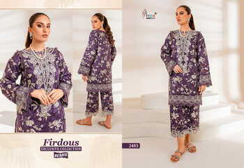 SHREE FABS FIRDOUS EXCLUSIVE COLLECTION REMIX COTTON PRINT PAKISTANI SUITS