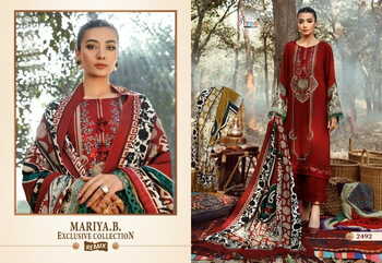 SHREE FABS MARIYA B EXCLUSIVE COLLECTION REMIX RAYON COTTON PAKISTANI SUITS