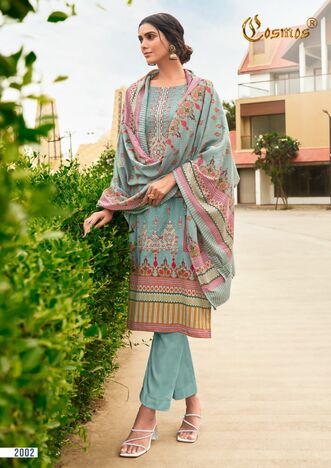 COSMOS NOOR EMBROIDERED VOL 2 PAKISTANI SUITS WHOLESALER