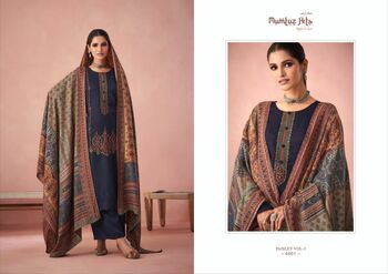 MUMTAZ ARTS PAISLEY VOL 2 PASHMINA PRINTED SUITS WINTER CATALOGUE