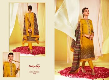 MUMTAZ ARTS JASHN-E-BANDHANI VOL 3 JAM SATIN DIGITAL PRINT SUITS