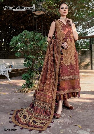 GULL AAHMED MINHAL EXCLUSIVE LAWN KARACHI SUITS COLLECTIN 2023