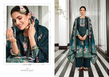 MUMTAZ ARTS ZAREENA JAM SATIN DIGITAL PRINT SUITS CATALOGUE