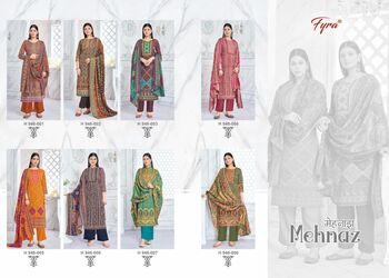 FYRA MEHNAZ PASHMINA WINTER SUITS BY ALOK SUITS