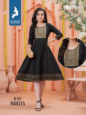 KAYA ISHEETA GOWN STYLE KURTIS ONLINE SUPPLIER SURAT