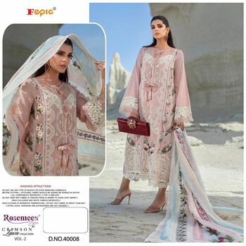 FEPIC ROSEMEEN CRIMSON LAWN COLLECTION VOL 2 LATEST CATALOGUE