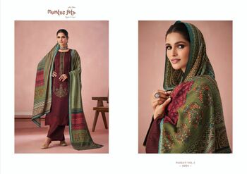 MUMTAZ ARTS PAISLEY VOL 2 PASHMINA PRINTED SUITS WINTER CATALOGUE