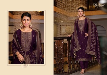 BELLIZA DESIGNER AAMIRA PASHMINA LATEST SALWAR SUIT SUPPLIER