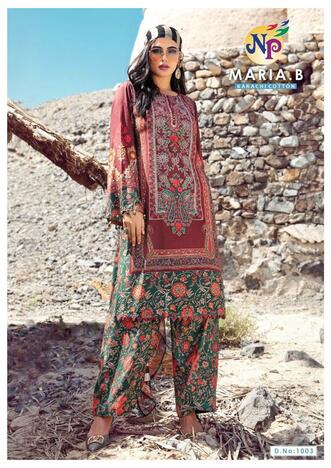 NAND GOPAL MARIA B KARACHI COTTON PRINTED SUITS CATALOGUE