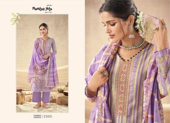 MUMTAZ ARTS SUMMER GARDEN LAWN CAMBRIC DIGITAL PRINT SUITS CATALOGUE