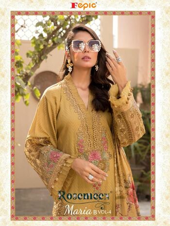 FEPIC ROSEMEEN MARIA B VOL 4 PAKISTANI SUITS LATEST CATALOGUE