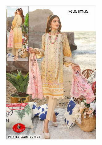 KEVAL FAB KAIRA VOL 10 COTTON LAWN KARACHI SUITS SUPPLIER SURAT